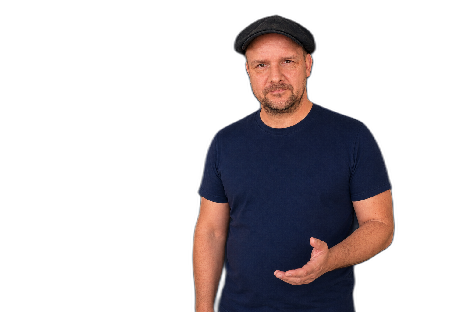 Karsten Samaschke looking directly at the camera in an open, approachable pose